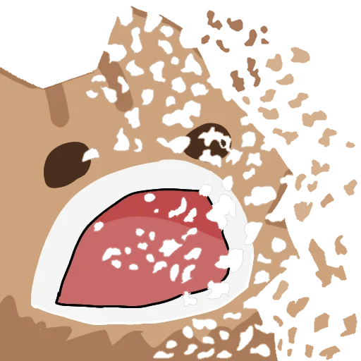 😨 Стикер «Кривые коты» для Telegram