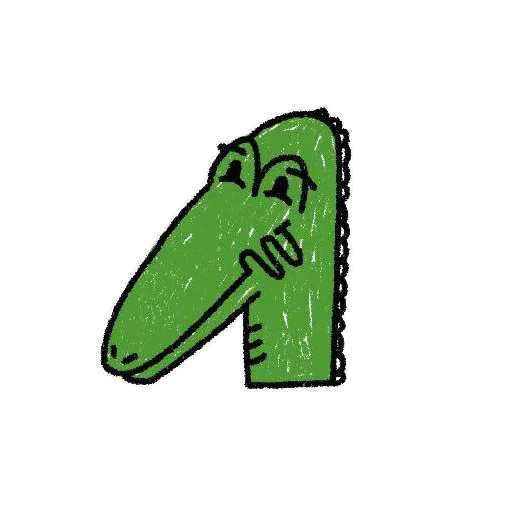 🤨 Стикер «Крокодил» для Telegram