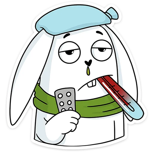 🤒 Стикер «Кроль в офисе» для Telegram