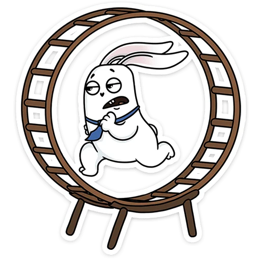 🏃‍♂️ Стикер «Кроль в офисе» для Telegram