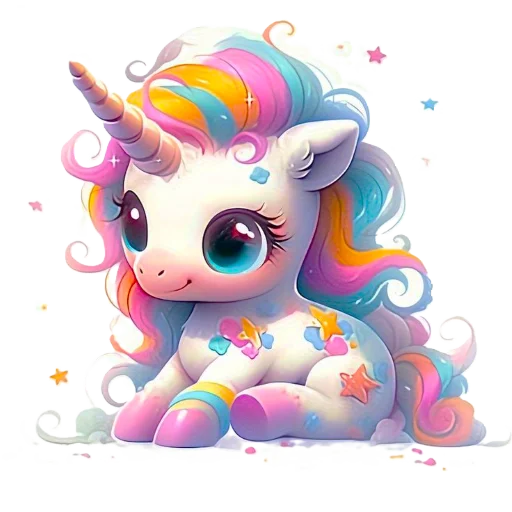🦄 Стикер «krolichi lapochki edinorojki 1» для Telegram