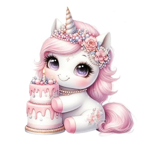 🦄 Стикер «krolichi lapochki edinorojki 1» для Telegram