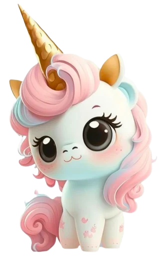 🦄 Стикер «krolichi lapochki edinorojki 1» для Telegram