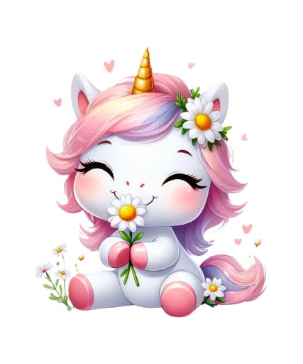 🦄 Стикер «krolichi lapochki edinorojki 1» для Telegram