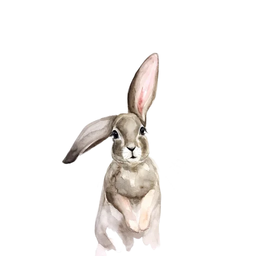 🐇 Стикер «Кроличья лапка» для Telegram