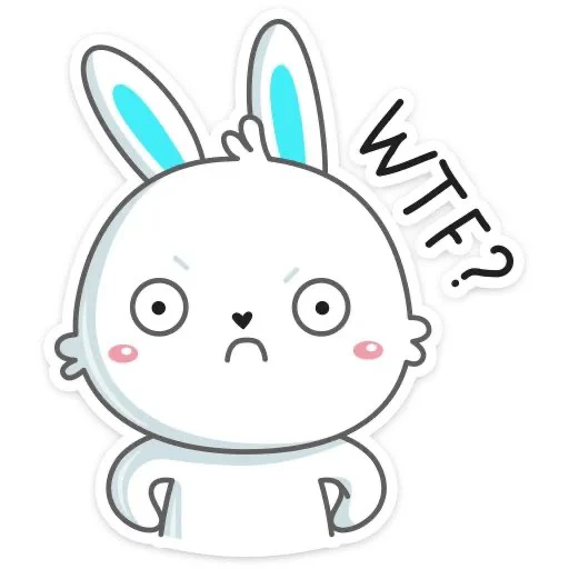 🤨 Стикер «Кролик Гоша» для Telegram