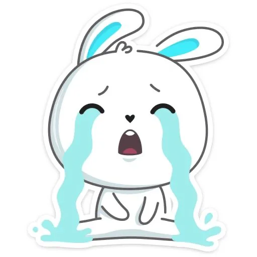 😭 Стикер «Кролик Гоша» для Telegram