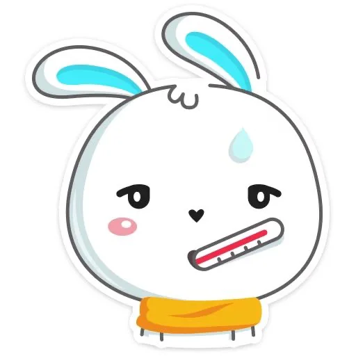 🤧 Стикер «Кролик Гоша» для Telegram