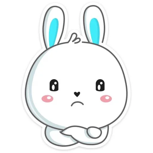 😐 Стикер «Кролик Гоша» для Telegram