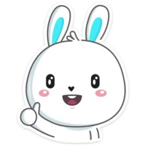 👍 Стикер «Кролик Гоша» для Telegram