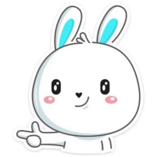 👉 Стикер «Кролик Гоша» для Telegram