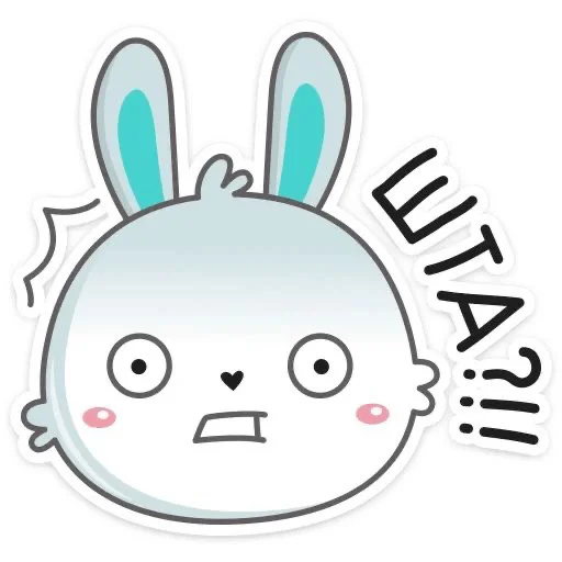 😡 Стикер «Кролик Гоша» для Telegram