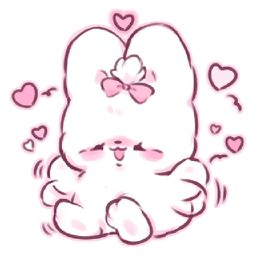 💘 Стикер «кьют крол ୨ ୧» для Telegram