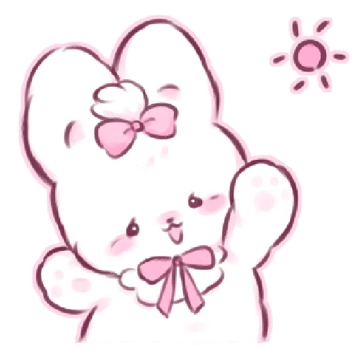 🥰 Стикер «кьют крол ୨ ୧» для Telegram