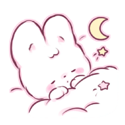 💤 Стикер «кьют крол ୨ ୧» для Telegram