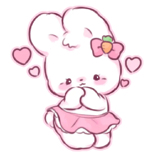 🥺 Стикер «кьют крол ୨ ୧» для Telegram