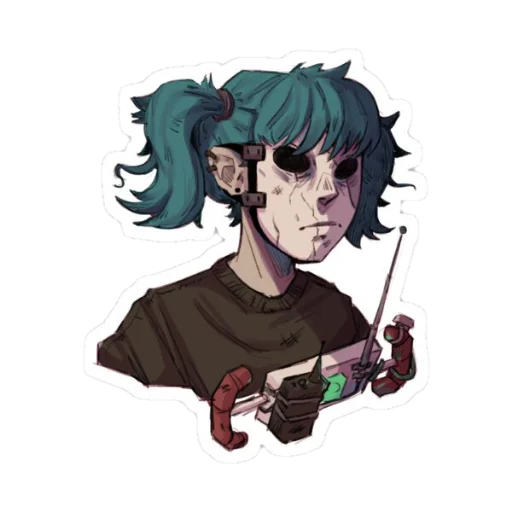 🎸 Стикер «🎸 𝑺𝒂𝒍𝒍𝒚 𝑭𝒂𝒄𝒆 🎸» для Telegram