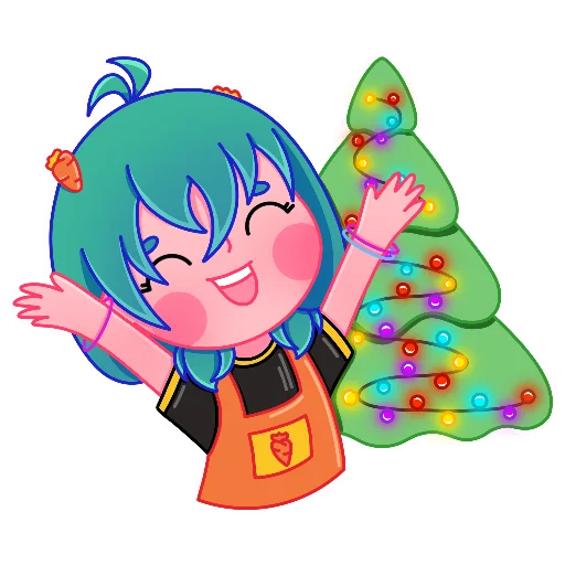 🎄 Стикер «Крошка» для Telegram