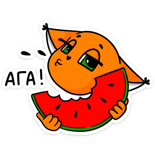 🍉 Стикер «Крошка Ши» для Telegram