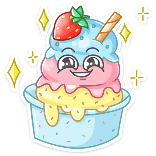 🍦 Стикер «Этим летом вы не будете изнывать» для Telegram