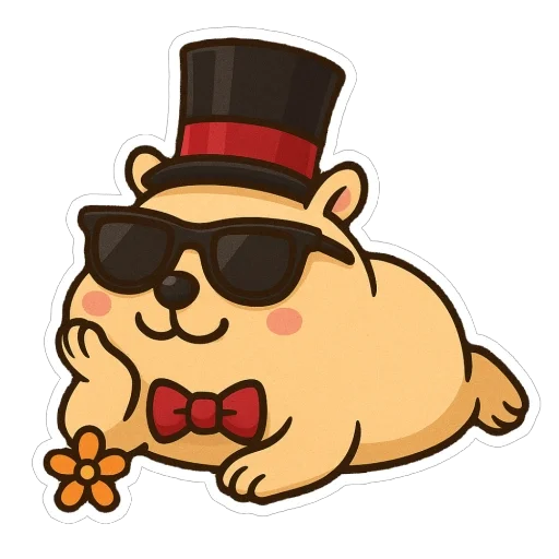 🌺 Стикер «Кроток» для Telegram