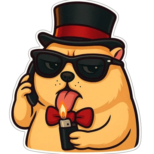 🫥 Стикер «Кроток» для Telegram