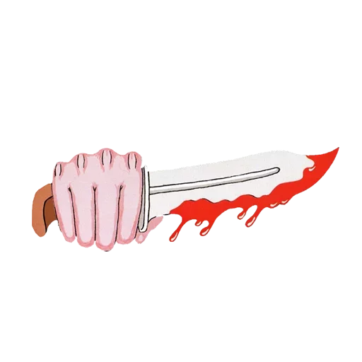 🔪 Стикер «кровосток» для Telegram