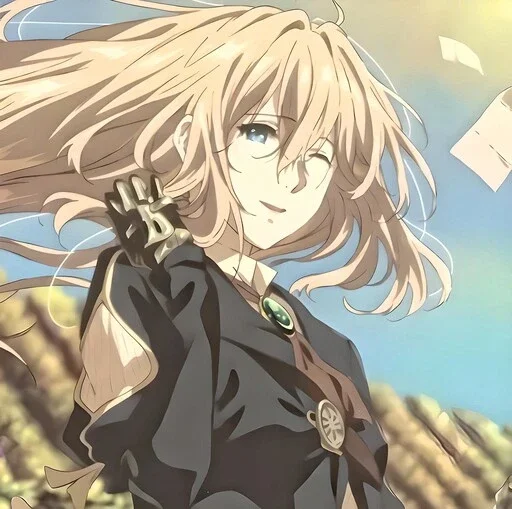 😇 Стикер «Violet Evergarden» для Telegram