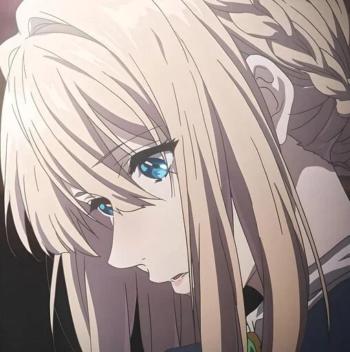 😞 Стикер «Violet Evergarden» для Telegram