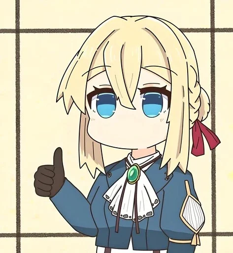 👍 Стикер «Violet Evergarden» для Telegram
