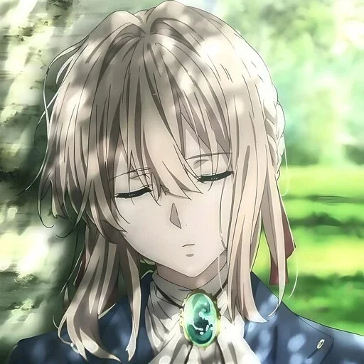 😴 Стикер «Violet Evergarden» для Telegram