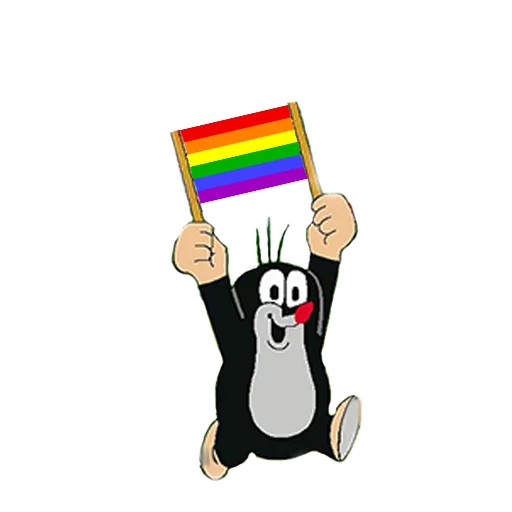 🏳️‍🌈 Стикер «KRTeK» для Telegram