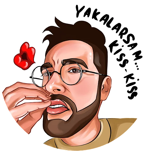 😘 Стикер «Kruginapolyah» для Telegram