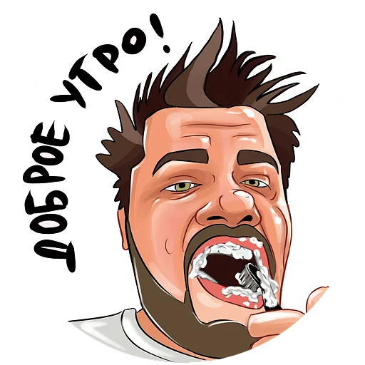 🪥 Стикер «Kruginapolyah» для Telegram