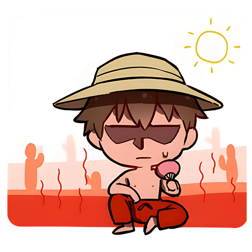 ☀ Стикер «Крутой кун» для Telegram