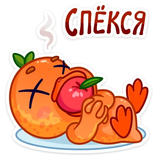 🥵 Стикер «Любитель щёлкать клювом Утёнок Кряк» для Telegram