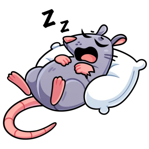 😴 Стикер «Крендель» для Telegram