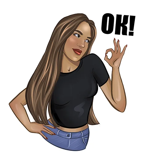 🆗 Стикер «ksenia timokhina» для Telegram
