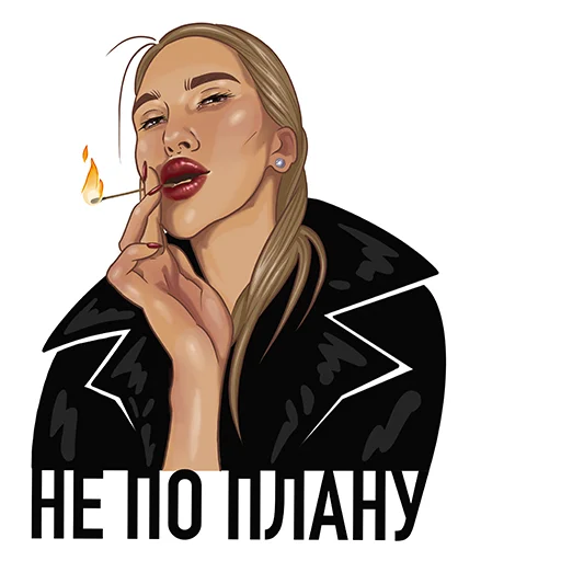 Стикерпак ksenia timokhina для Telegram