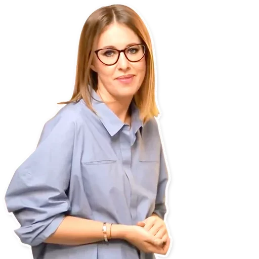 🤓 Стикер «Ксения Собчак» для Telegram