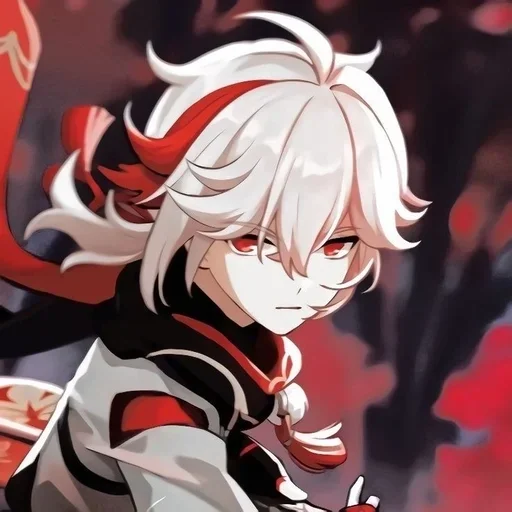 🍃 Стикер «kazuha albedo» для Telegram