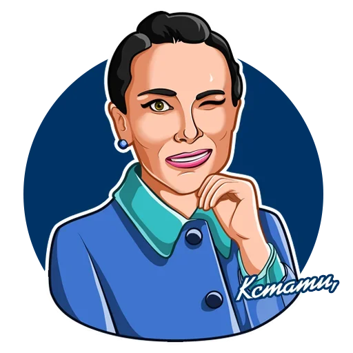 😉 Стикер «Восьмое Марта» для Telegram