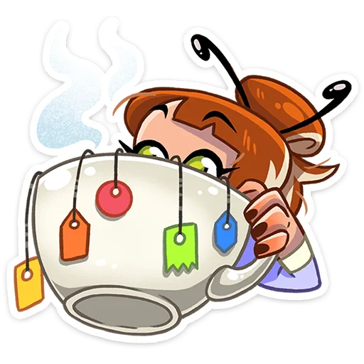 🐝 Стикер «Пчёлка Ксюша» для Telegram