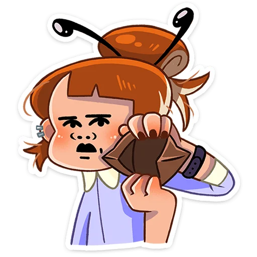 🐝 Стикер «Пчёлка Ксюша» для Telegram