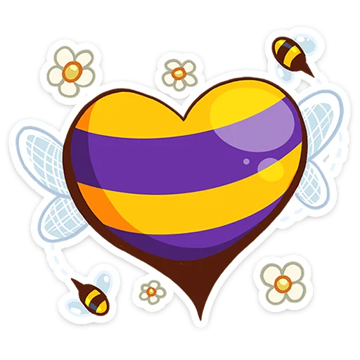 🐝 Стикер «Пчёлка Ксюша» для Telegram