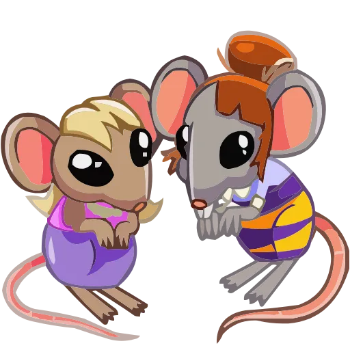 🐀 Эмодзи «Пчёлка Ксюша» для Telegram
