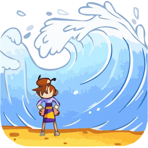 🌊 Эмодзи «Пчёлка Ксюша» для Telegram