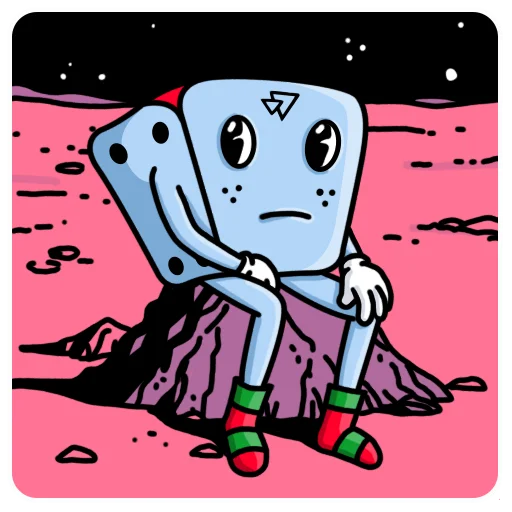 😔 Стикер «Kubichek» для Telegram