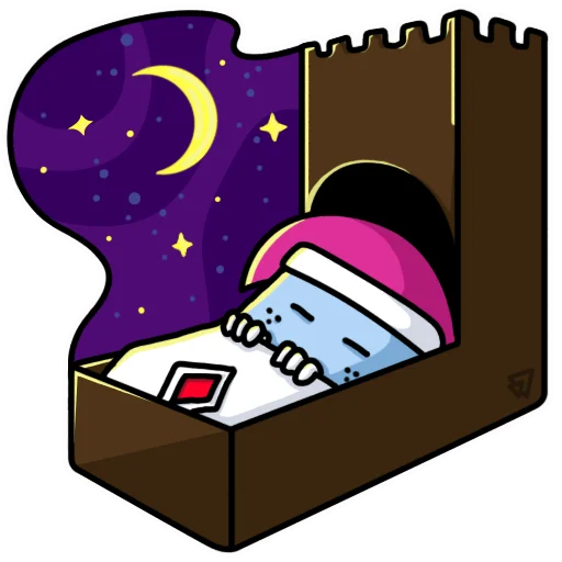 💤 Стикер «Kubichek» для Telegram