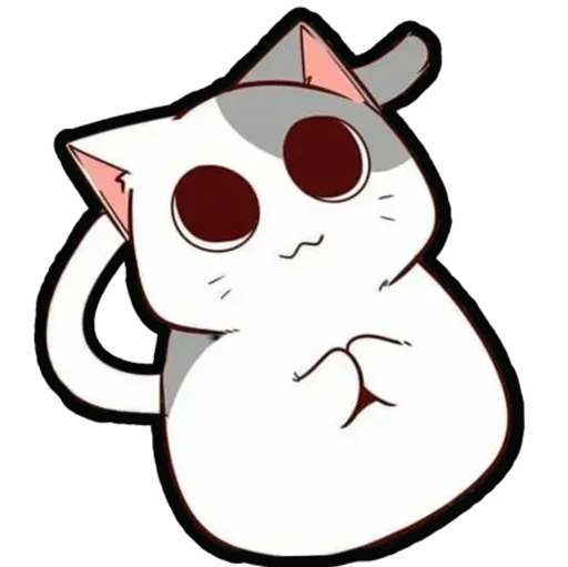 🐈 Стикер «Kucing Nyangami» для Telegram